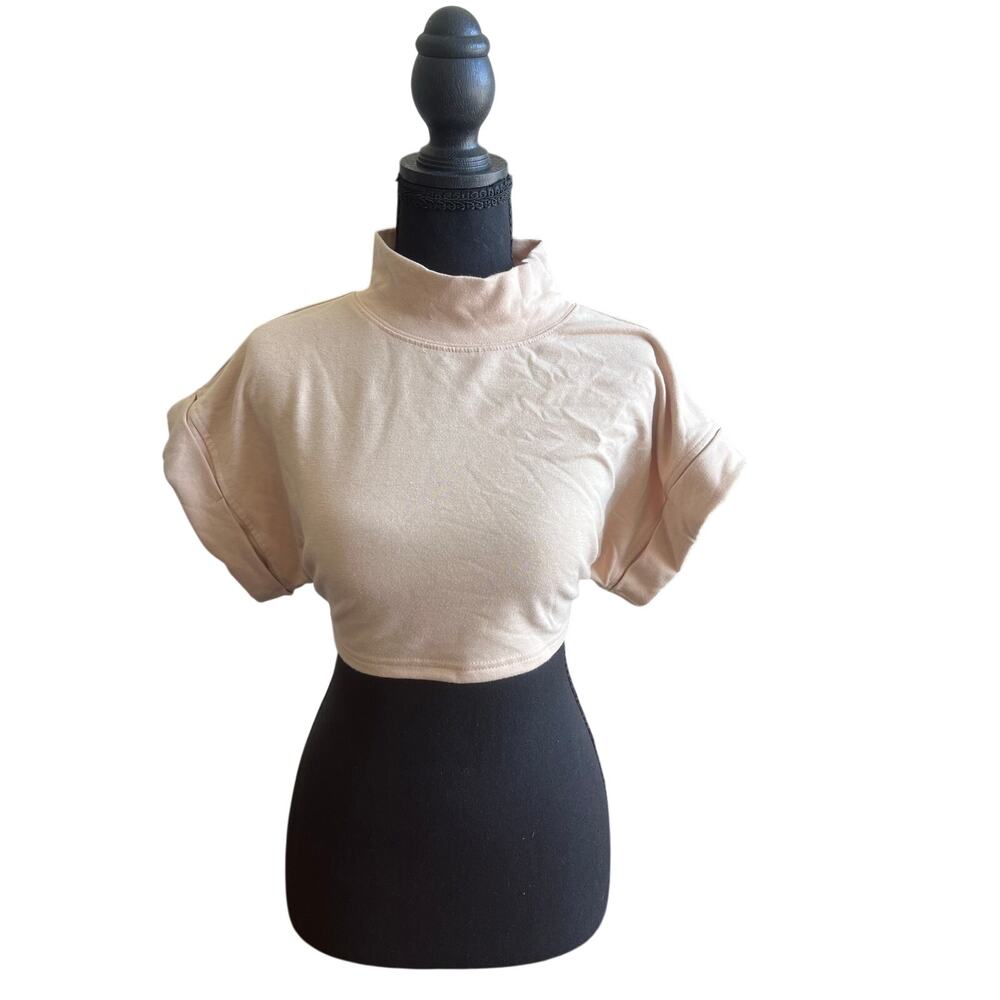 Fashion Nova Mock Neck Crop Top